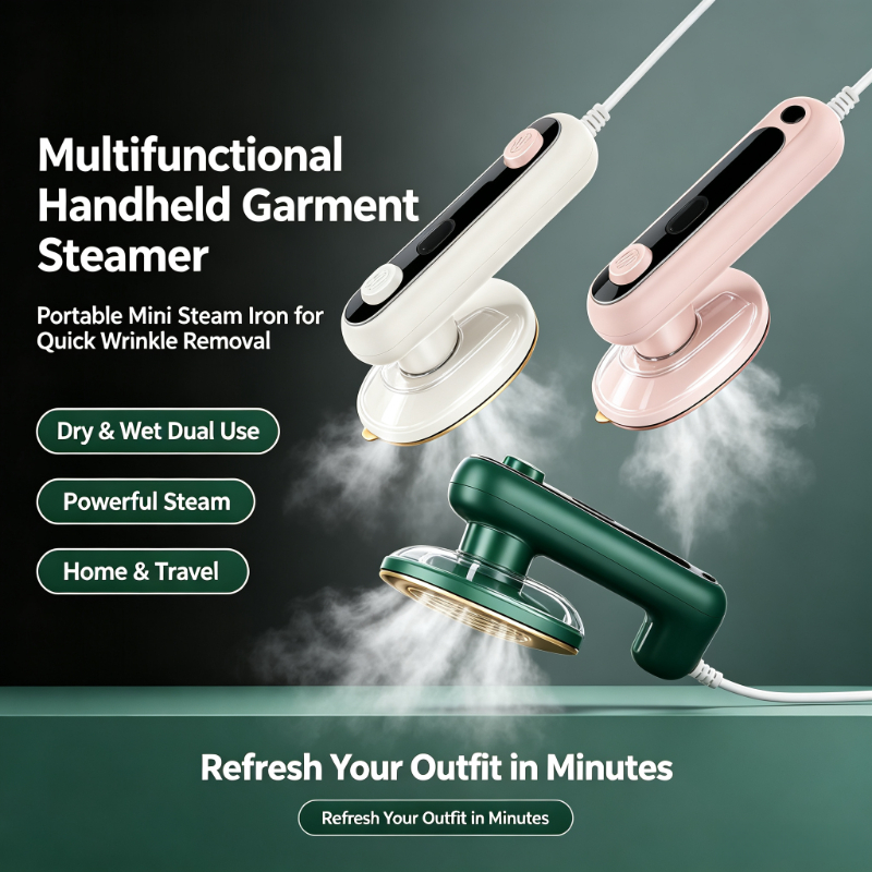 Mini Iron Travel - Vaporizador de Roupas Portátil Multifuncional, Mini