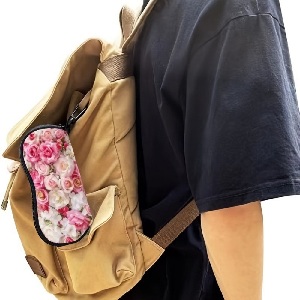 Travel Reading Accessories - Estojo de Óculos de Couro Portátil,