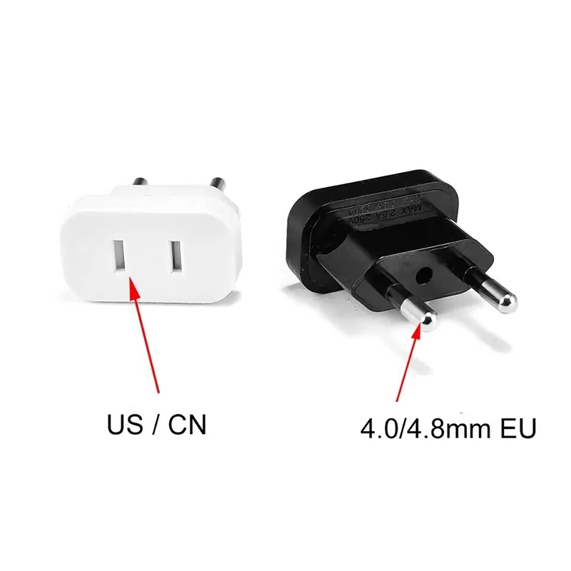 Travel Accessories Europe - Adaptador de Tomada de Energia 4.0/4.8mm