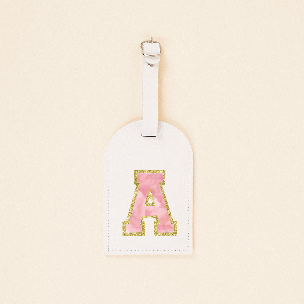 Carta monograma etiqueta de ba - Travel Accessories Gifts For Her avaliação e preço