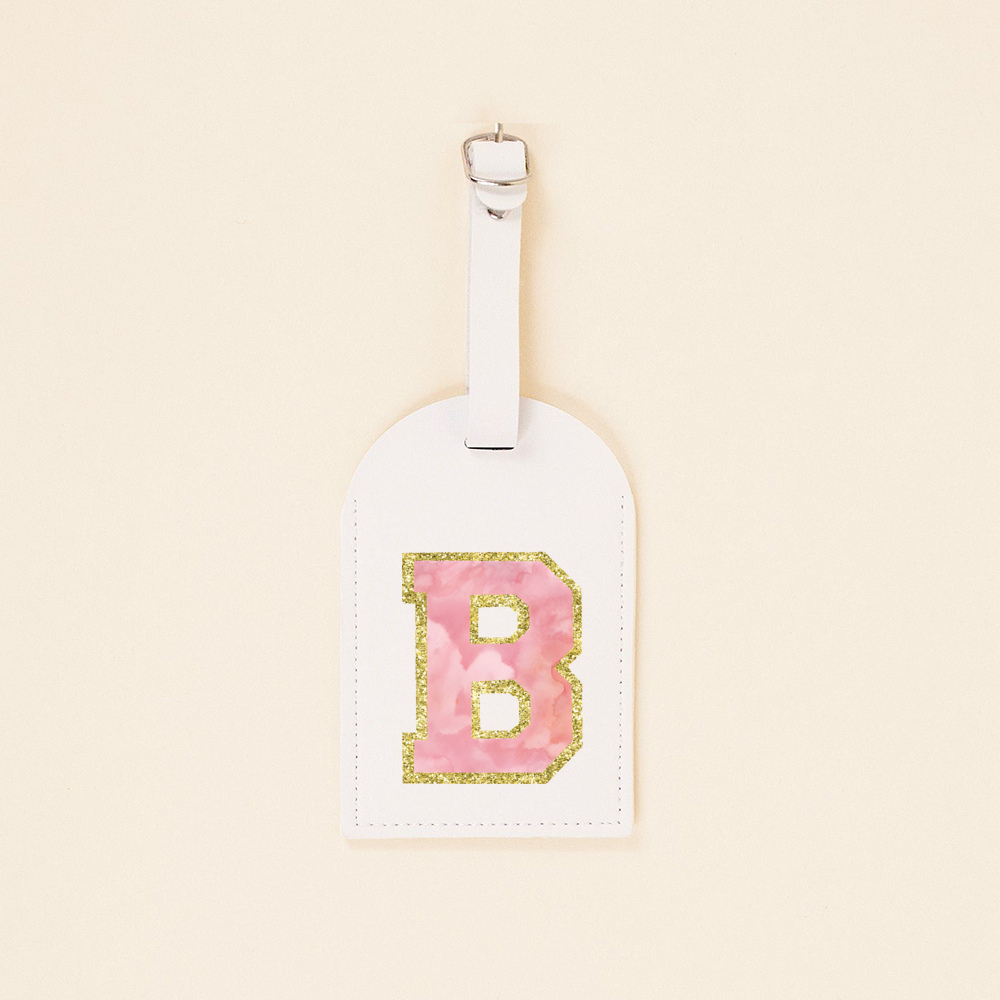 Carta monograma etiqueta de ba - Travel Accessories Gifts For Her avaliação e preço