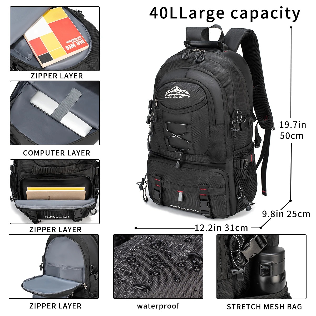 Mochila de Hiking de Grande Ca - Travel Accessories Europe avaliação e preço