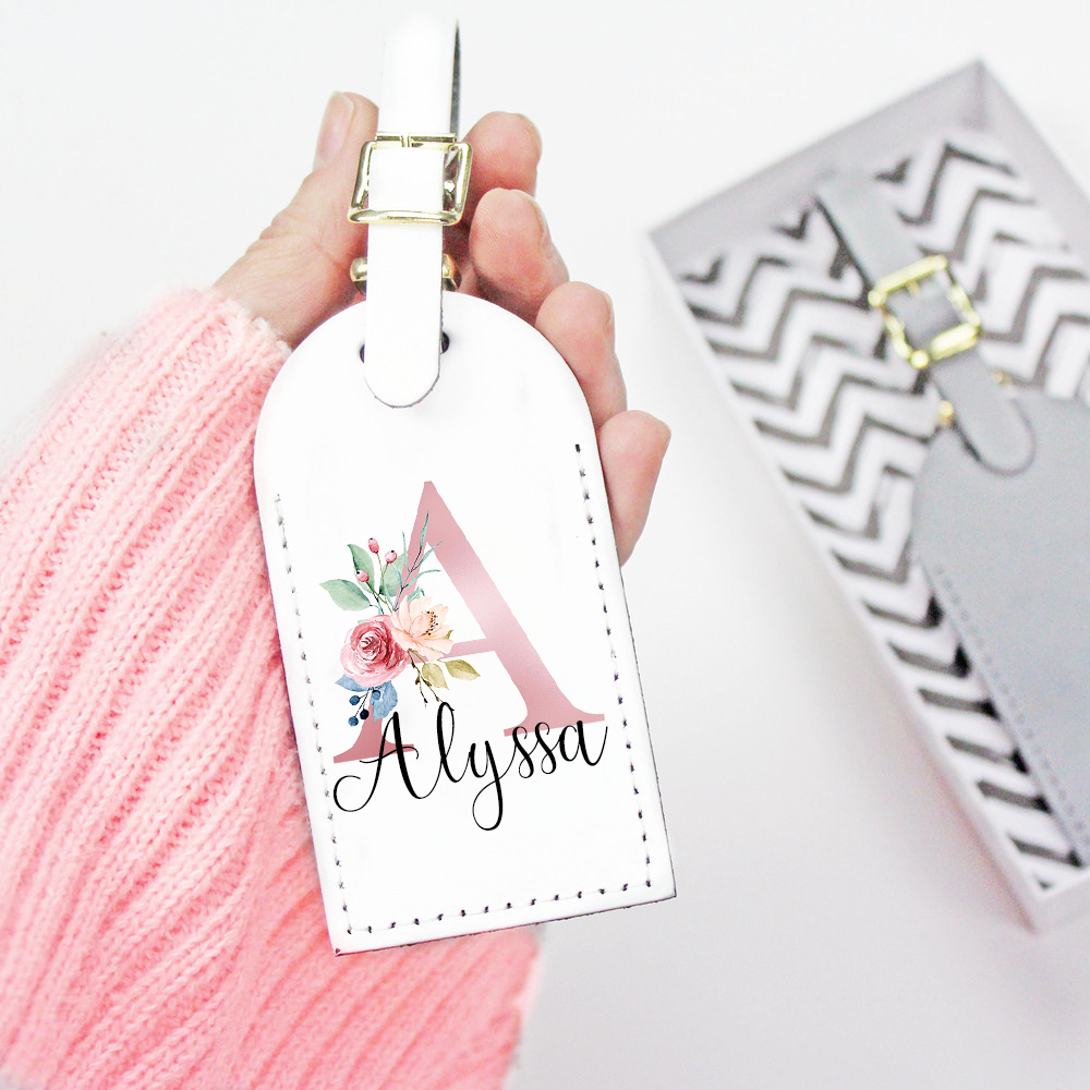 Etiqueta de bagagem de couro p - Travel Accessories Gifts For Her avaliação e preço