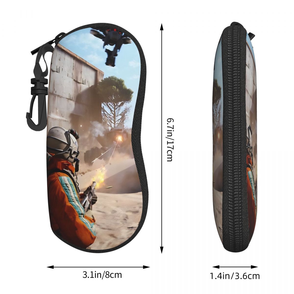 ARC Raiders Óculos Caso Jogos  - Travel Reading Accessories avaliação e preço