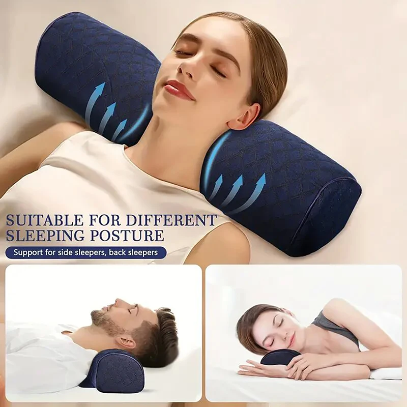 Almofada cervical para aliviar - Neck Pillow Memory Foam avaliação e preço