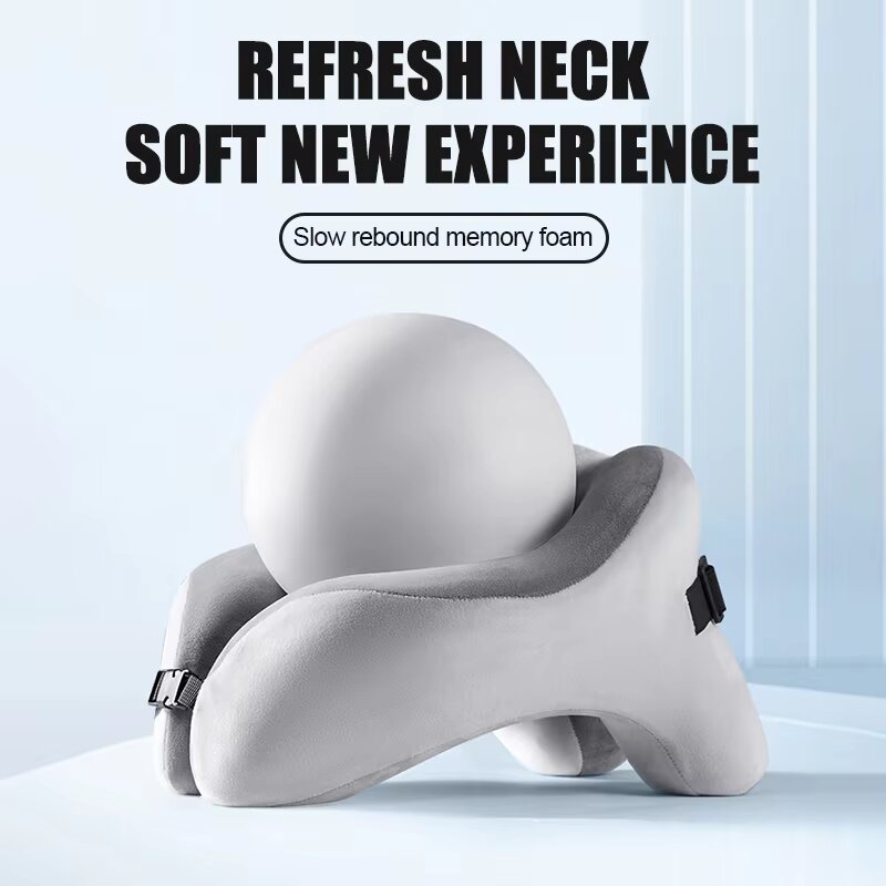 Almofada de espuma viscoelásti - Neck Pillow Memory Foam avaliação e preço
