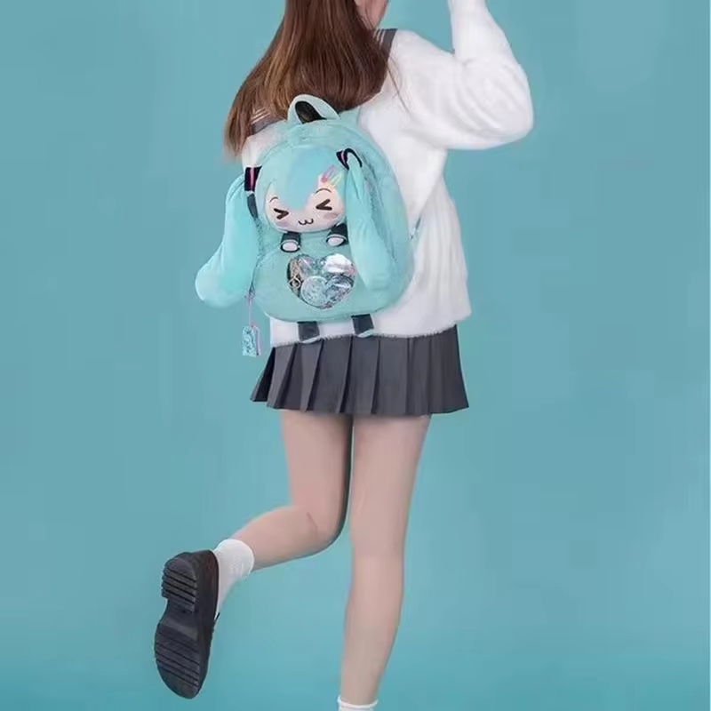 Mochila de Pelúcia Macia com B - Travel Accessories For Japan avaliação e preço