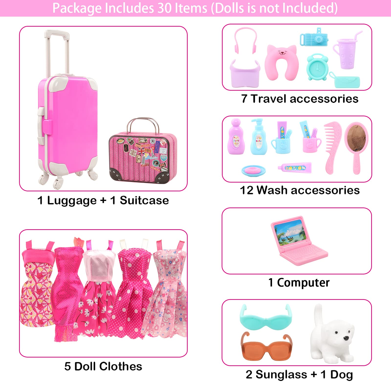 Barwa-boneca roupas e acessóri - Travel Accessories Europe avaliação e preço