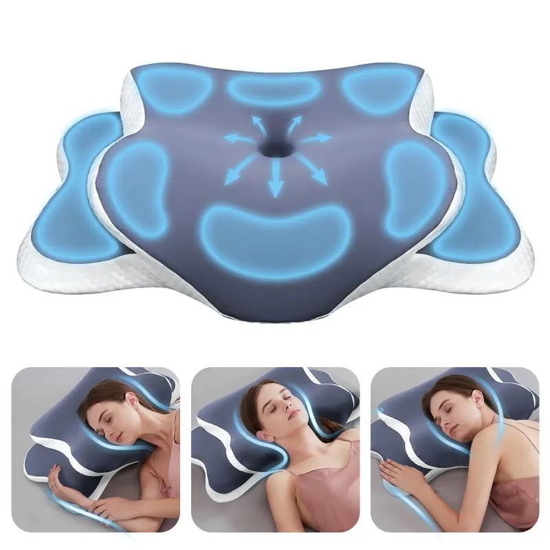 Travesseiro de Espuma Viscoelá - Neck Pillow Memory Foam avaliação e preço