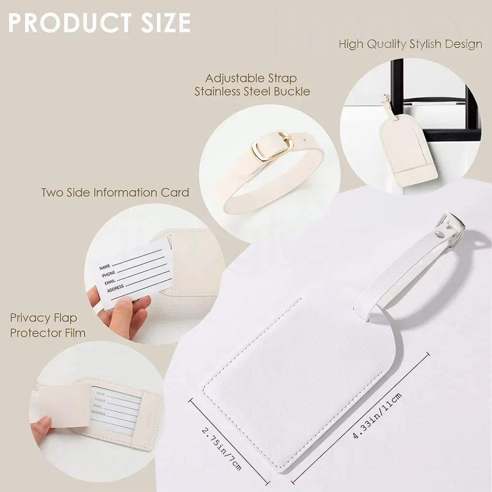 Etiqueta de bagagem pu persona - Travel Accessories Gifts For Her avaliação e preço