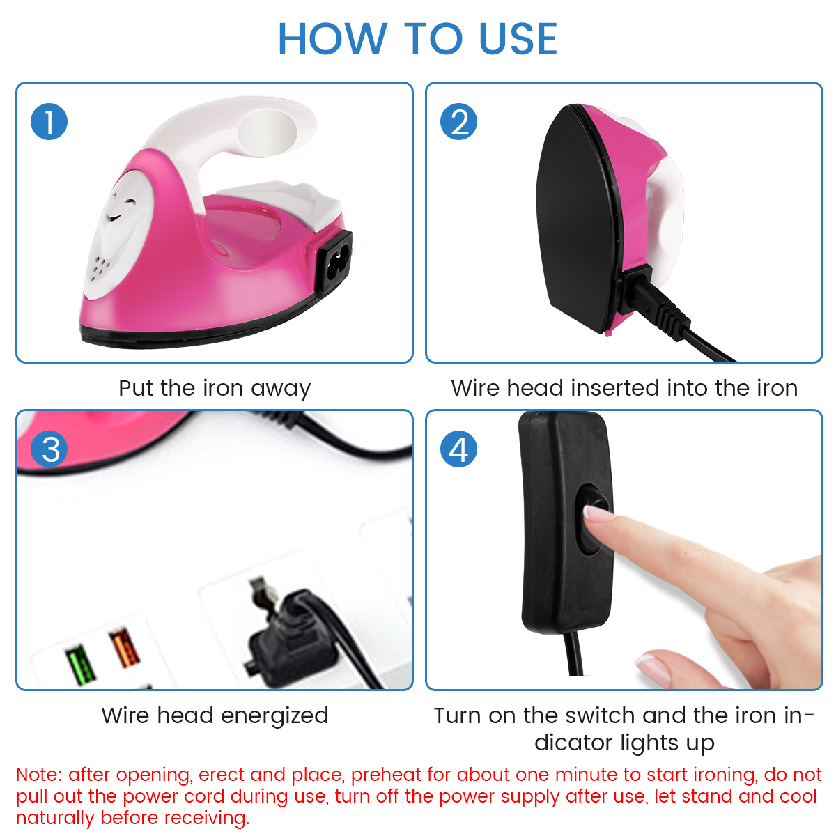Mini Craft Ferro Elétrico, Pre - Mini Iron Travel avaliação e preço