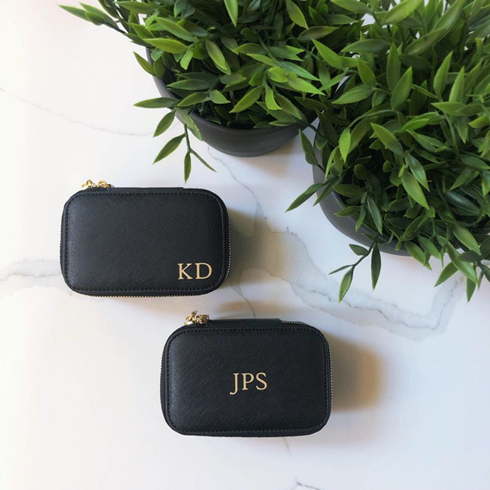Caixa de joias personalizada c - Travel Accessories Gifts For Her avaliação e preço