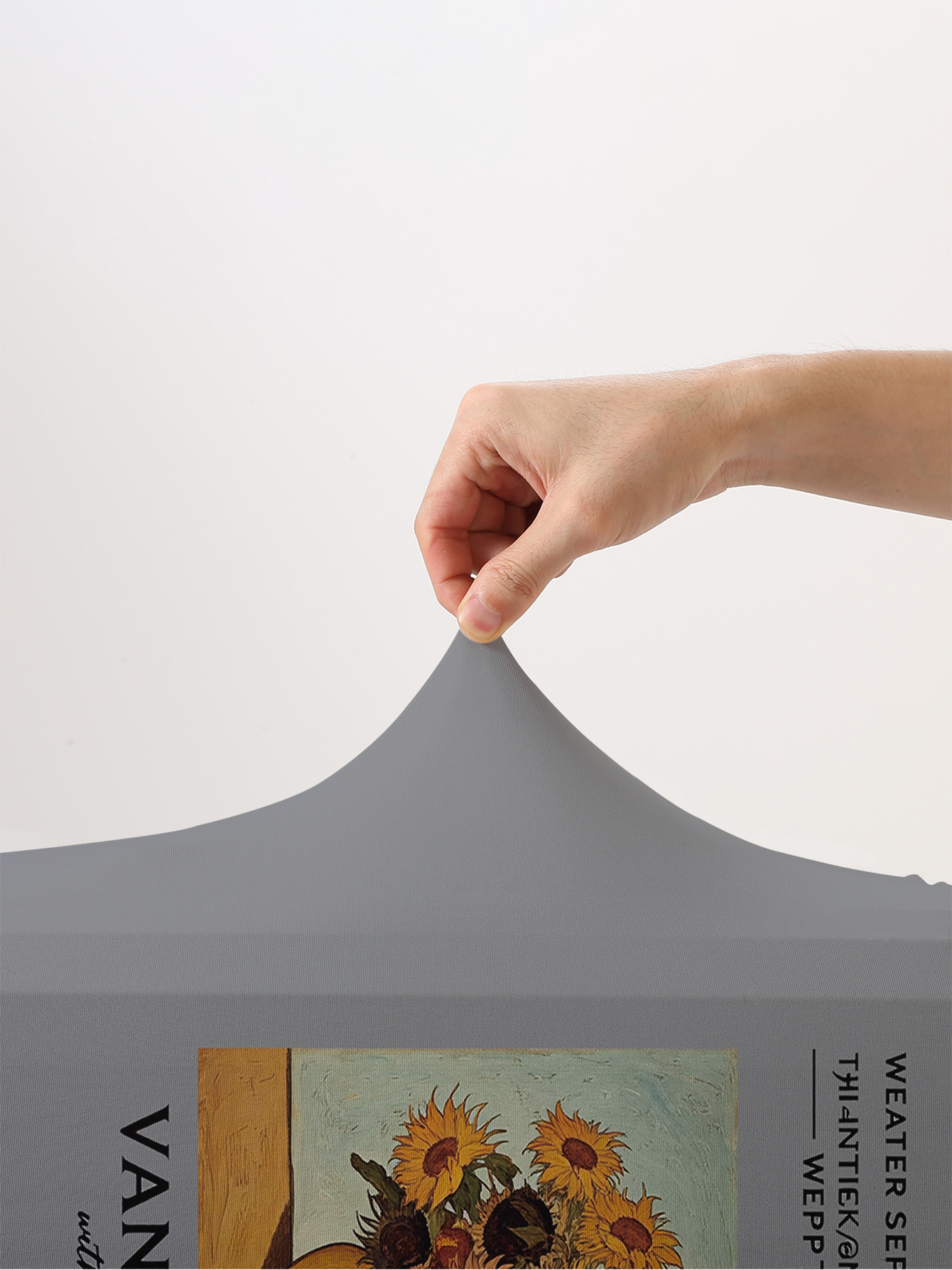 Capa de bagagem com arte vinta - Travel Van Accessories avaliação e preço